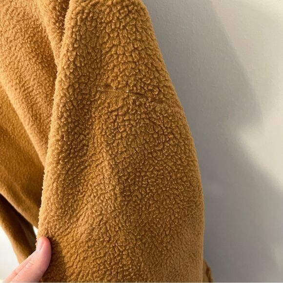 Denim & Co Regular Sherpa Bonded Fleece Snap Jacket | Size L - Picture 6 of 12